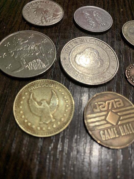 Жетони казіно.ігрові.студійні.розважальні.