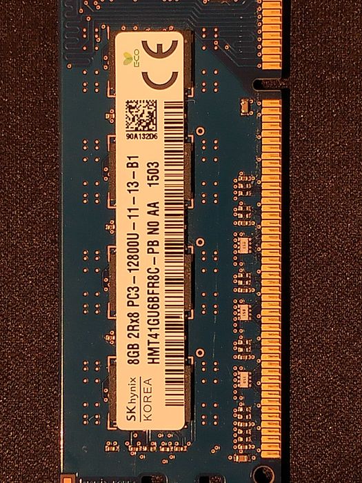 Pamięć RAM PC DIMM DDR3 SKhynix 2x8GB PC3-12800U 1600MHz