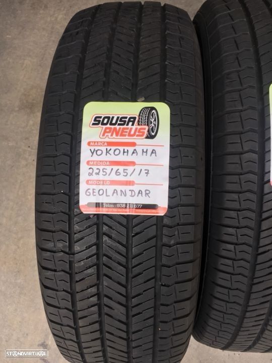 2 pneus semi novos yokohama 225-65R17 - oferta dos portes 110 EUROS