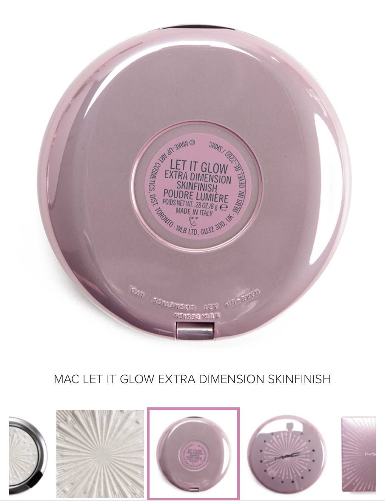 Mac Хайлайтер extra dimention skinfinish highliter limited edition