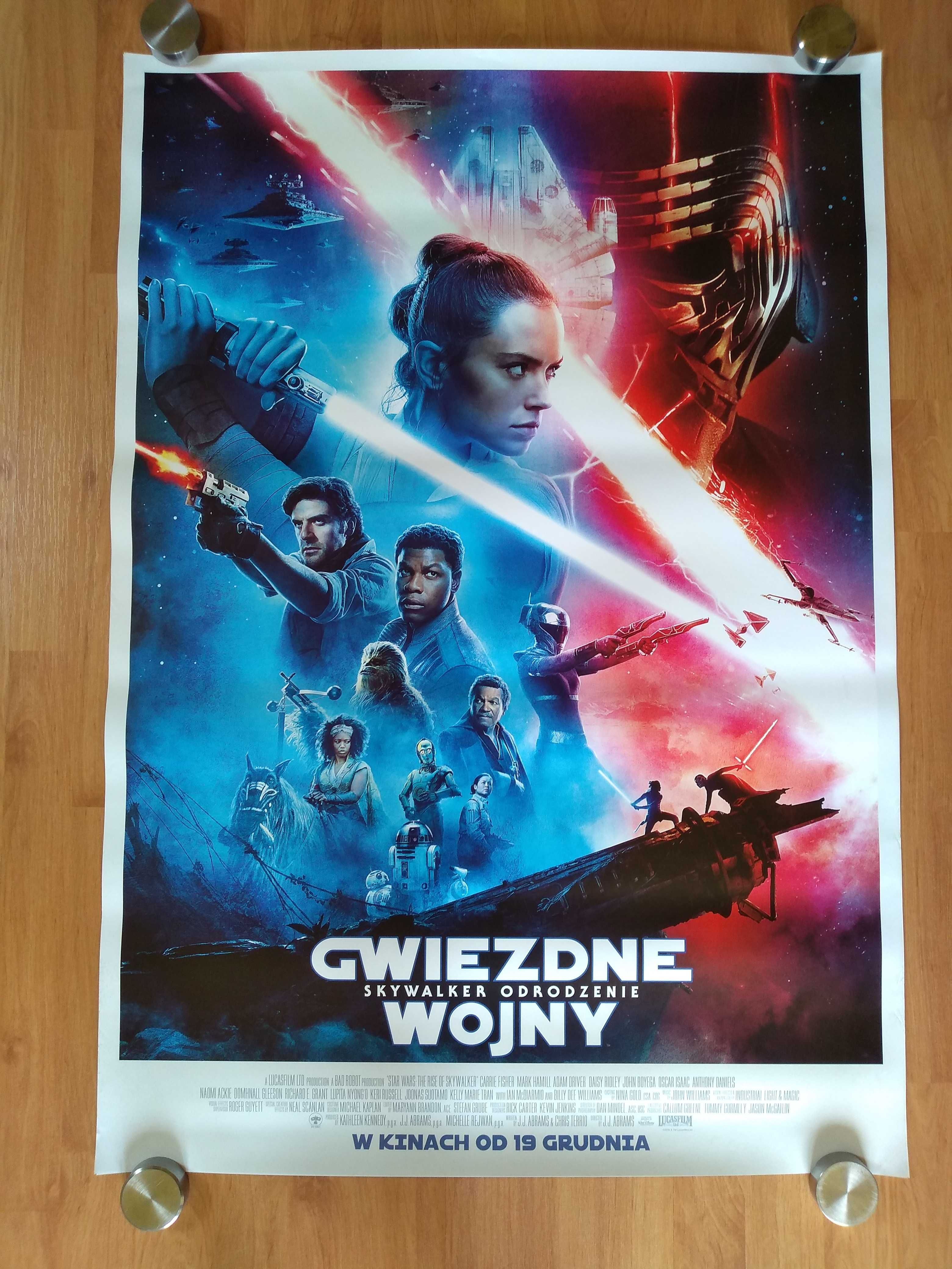 Plakat filmowy Gwiezdne Wojny. Skywalker Odrodzenie/Oryginał z 2019 r.