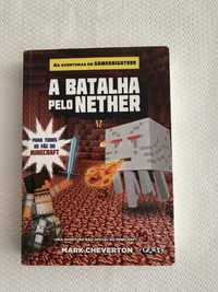 Livro “A batalha pelo Nether”, de Mark Cheverton