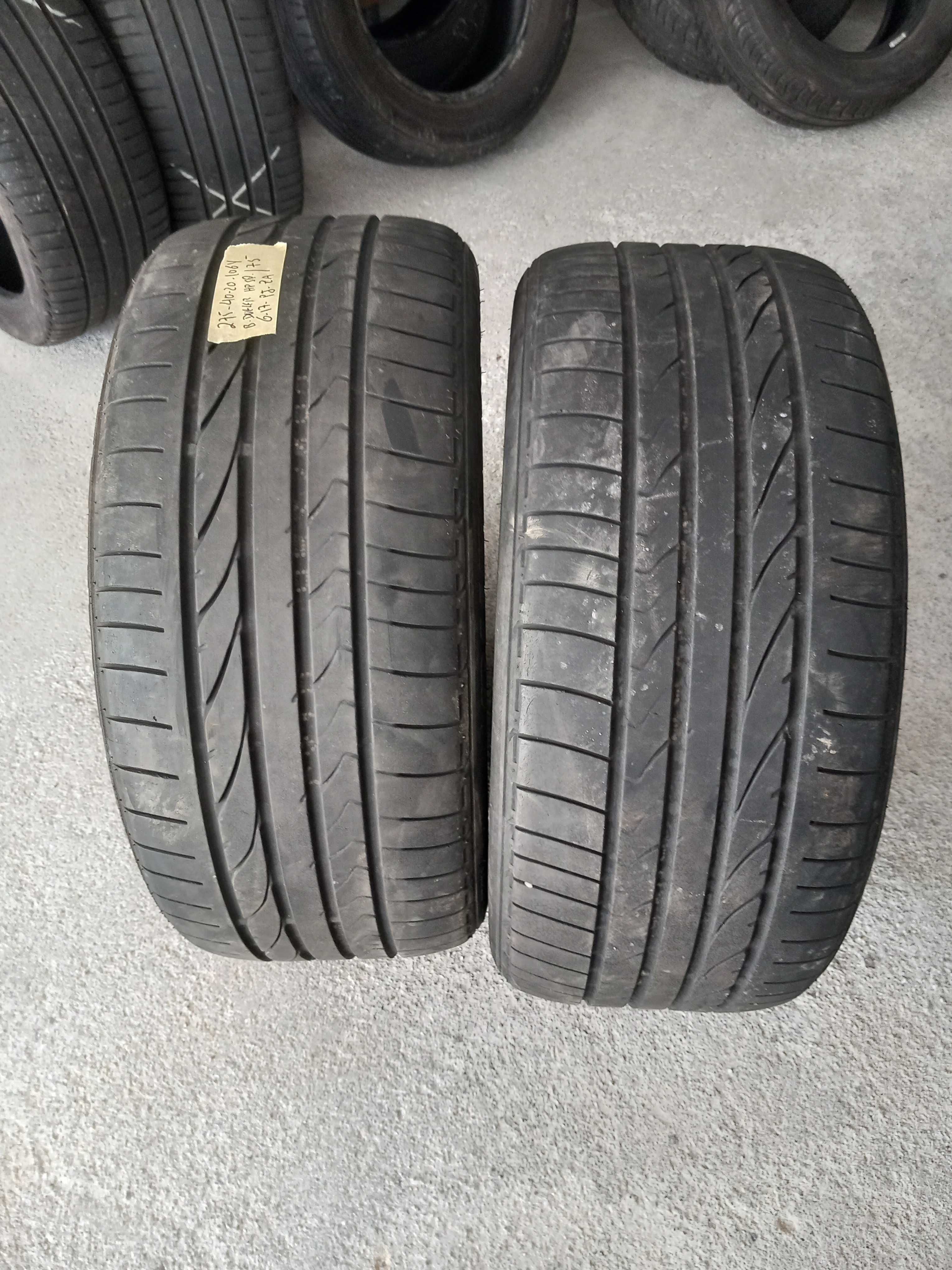 2 Pneus 275/40R20 Bridgestone