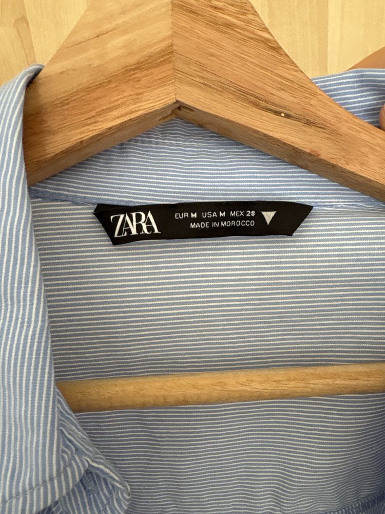 Camisa 100% algodao zara veste M