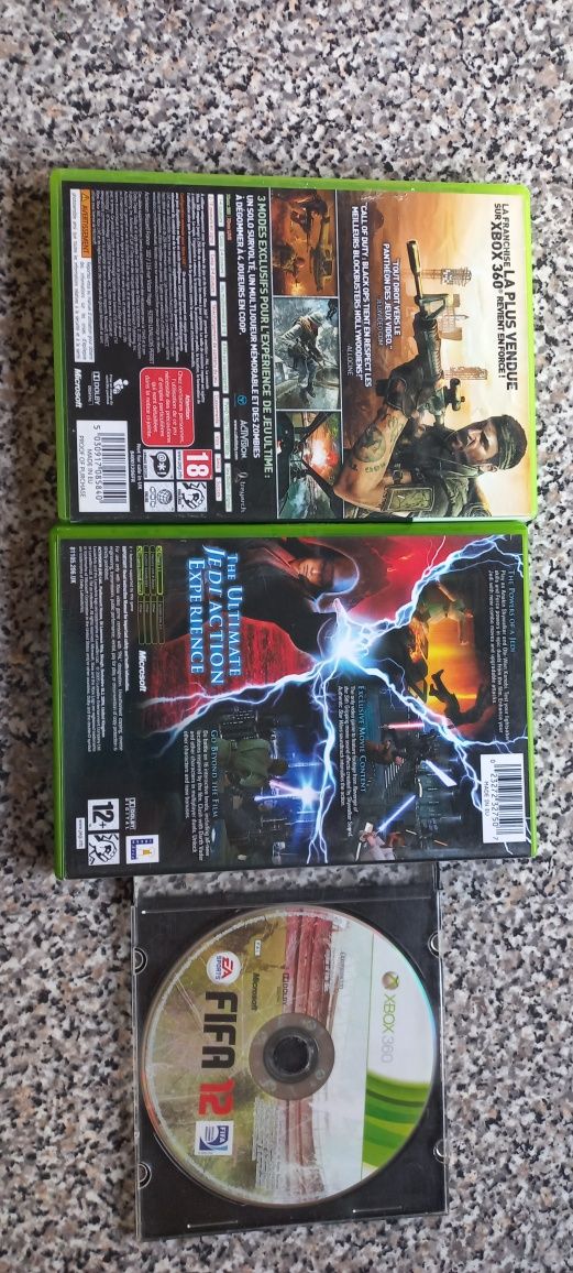 Star wars episode 3 revenge of the sith/Call of duty black ops/Fifa 12