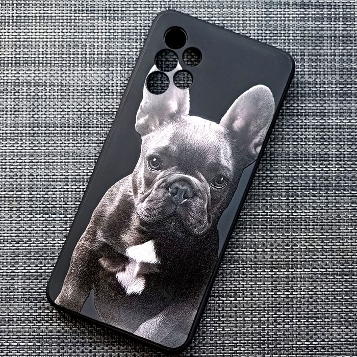Силіконовий чохол з французьким бульдогом для Samsung A32