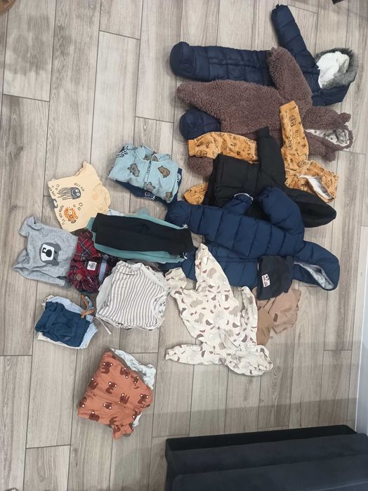 Ubranka na chłopca niemowlaka kurtki 68-80
