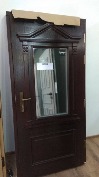 Drzwi Porta Mikea Doorsy Barański  złoty dąb orzech mahoń antracyt