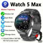 Smartwatch  męski Zegarek Inteligentny 5 Pro, polski menu
