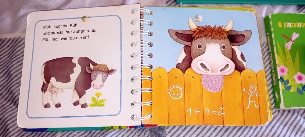 Livros infantis para crianças e alguns brinquedos