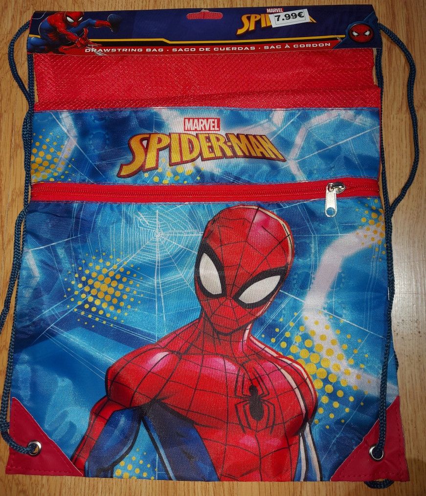 Worek szkolny na buty obuwie dla chłopca zamek WF Spiderman Marvel