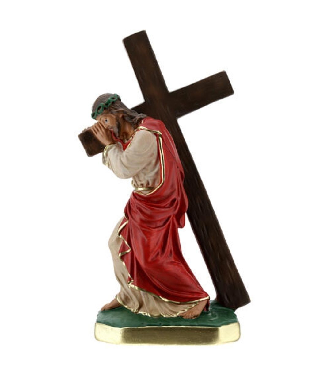 Figura Jezus niosący krzyż 30 cm
