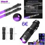 lanterna led UV, nova, a pilhas