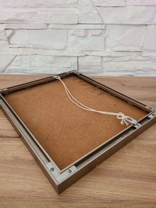 Картина в рамке из нержавеющей стали 35 х 30 см.