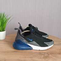 Кроссовки Nike 270 сетка, чёрно -синие кросовки 38 р