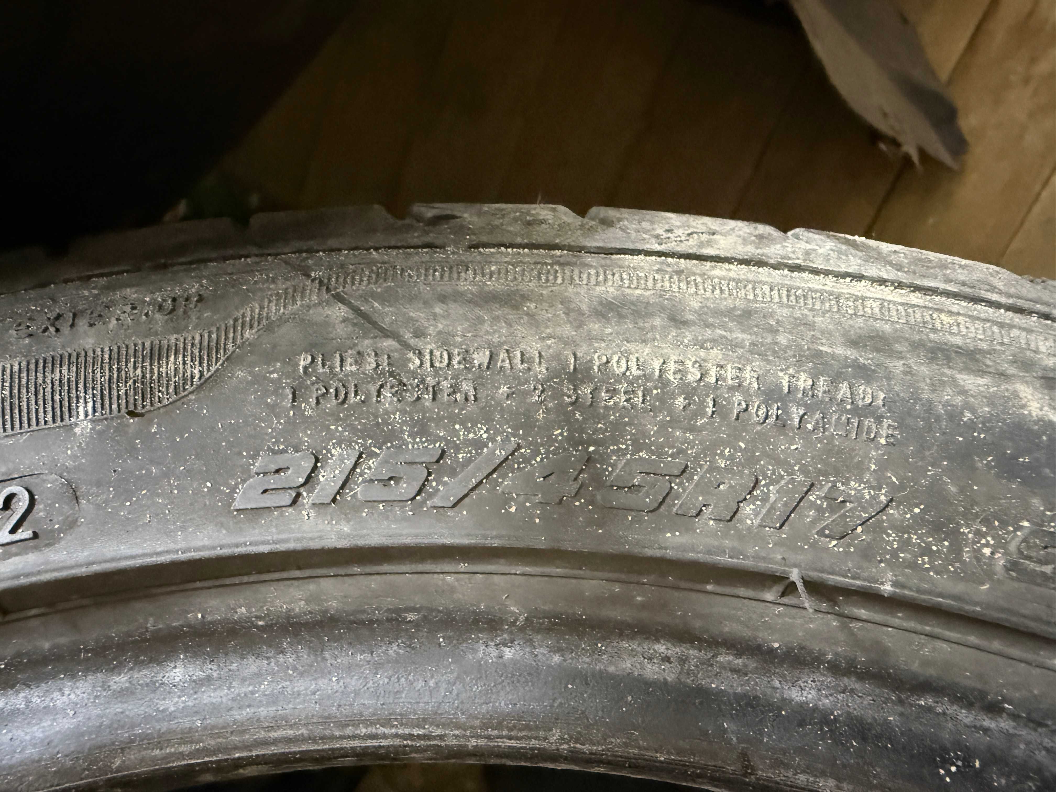 Шины (докатать) 215/45 R17, Goodyear Eagle F1 Asymmetric 2