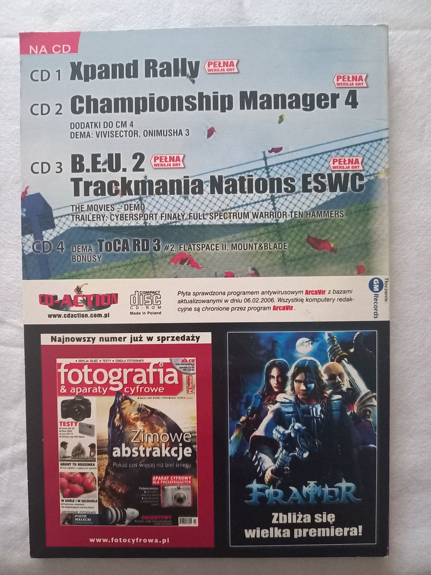 CD Action nr 123 (03/2006) + płyty CD