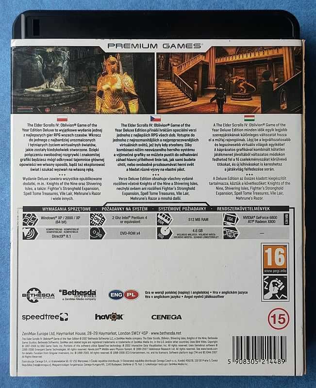 The Elder Scrolls IV - Oblivion - GOTY Deluxe - PL - Premium Games
