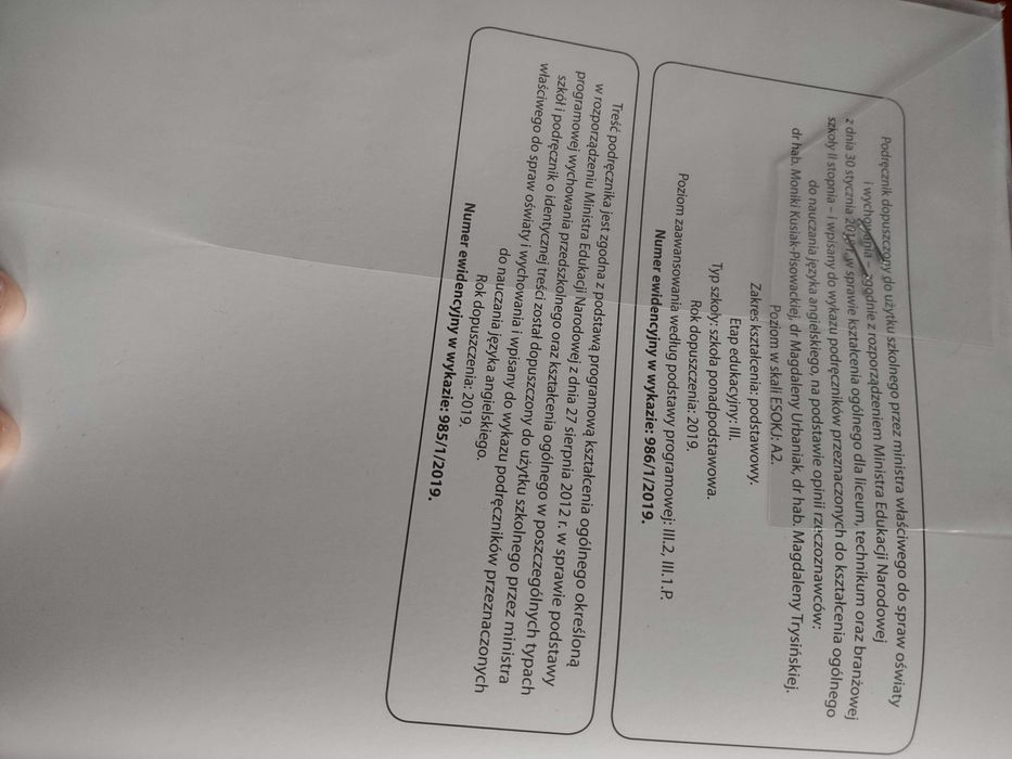 Vision student's book 1. Podręcznik i ćwiczenia do języka angielskiego