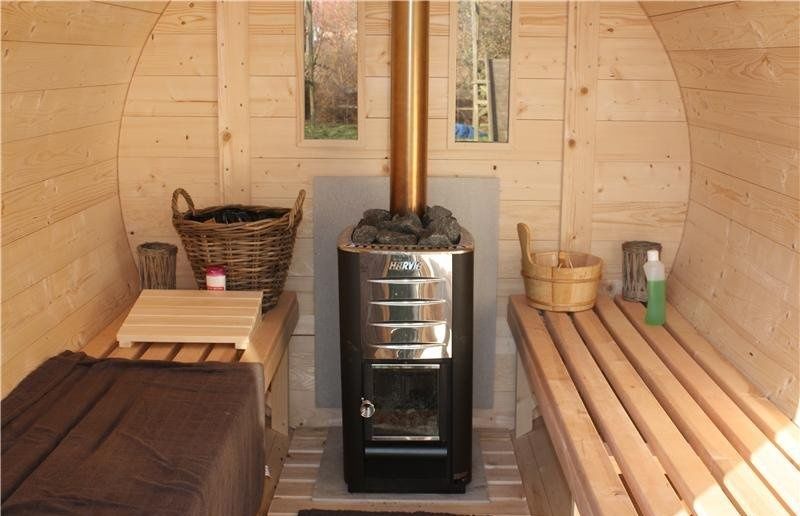 Sauna beczka ogrodowa 3m fińska ruska bania sauna sucha