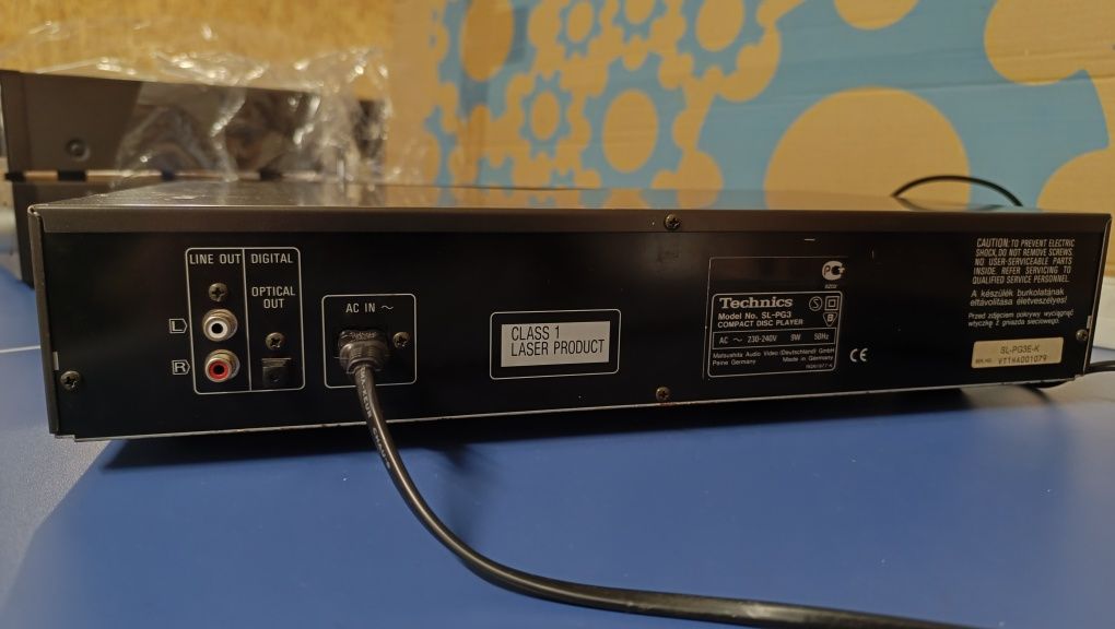 Leitor de CD Technics SL-PG3