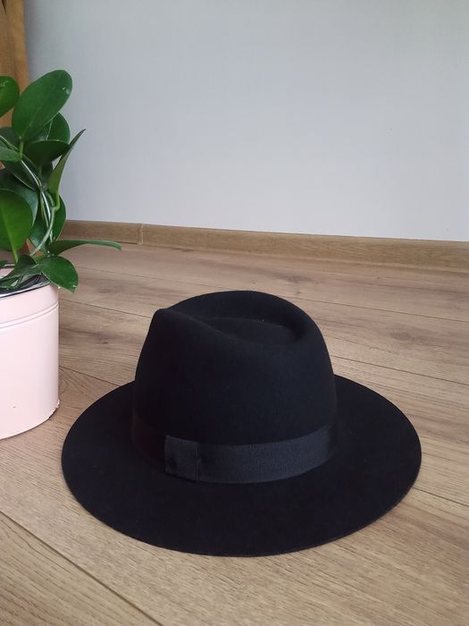 H&M wełniany kapelusz 100% wełna