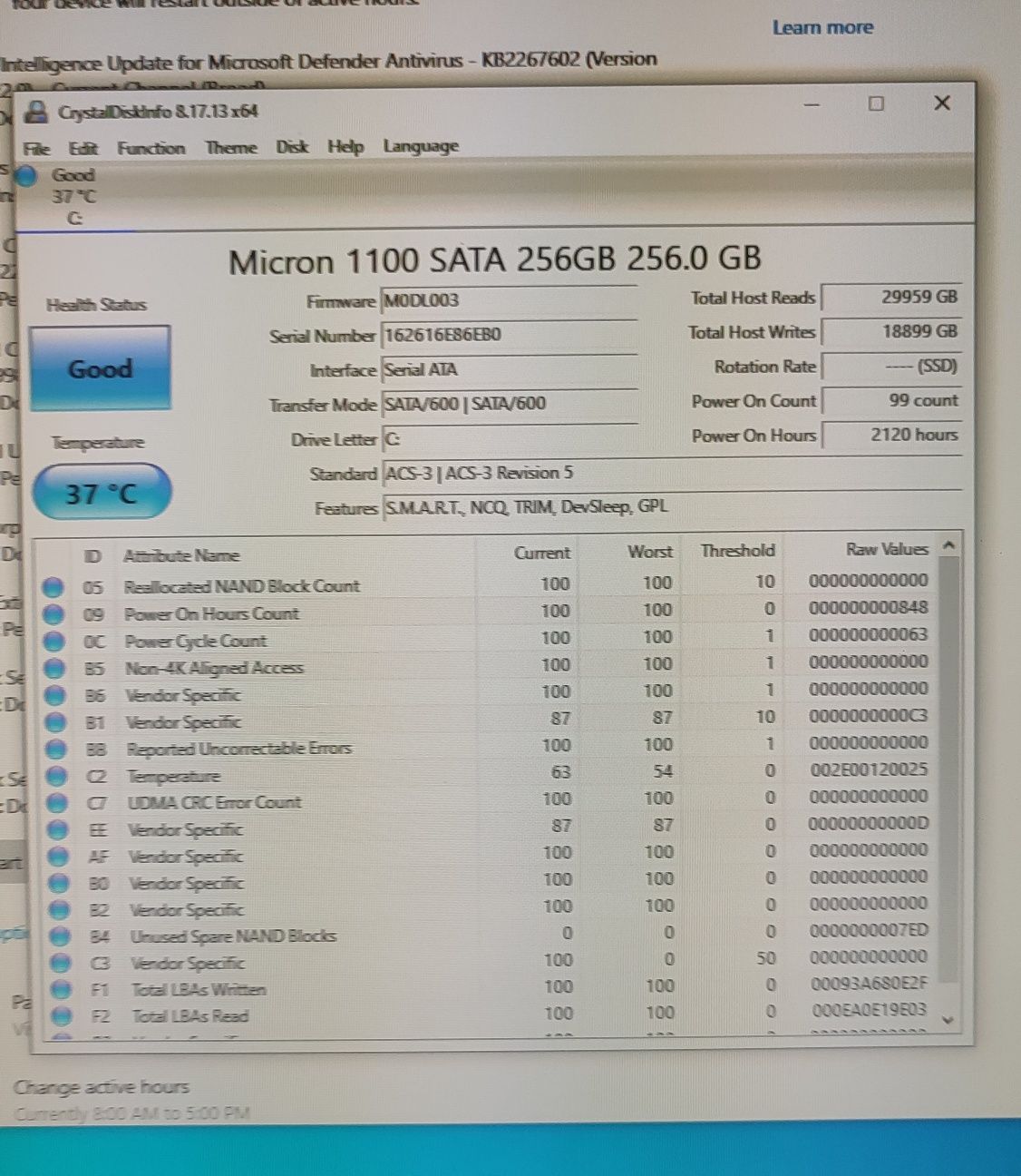 Міні ПК HP 260 G2 i3-6100U DDR4 2x4Gb SSD 256Gb, WiFi