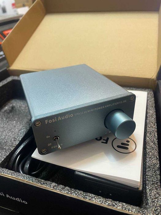 2-канальний стереопідсилювач Fosi Audio TPA3116D2 (V1.0) — 50 Вт × 2