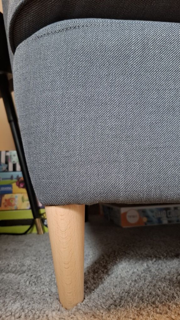 Sofa 3-osobowa Strandmon, Ciemnoszary Nordvalla (z IKEA)