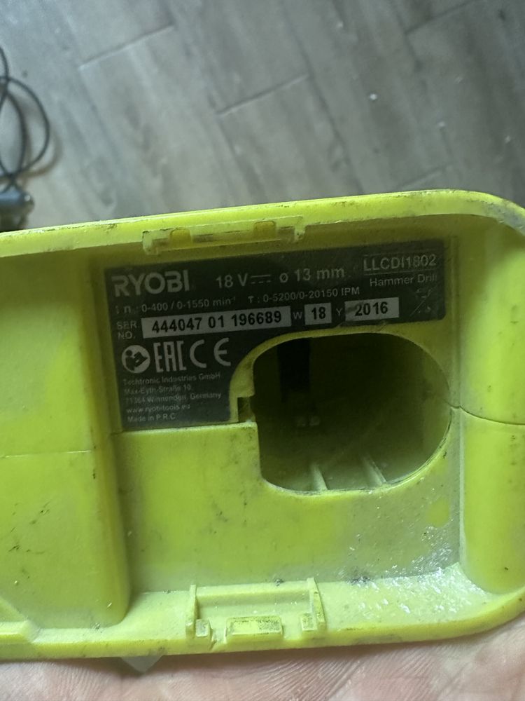 Ryobi LLCDI1802 18V – wkrętarka udarowa, sprawna, bez akumulatora