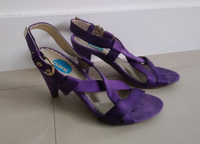 Sandały damskie fioletowe
