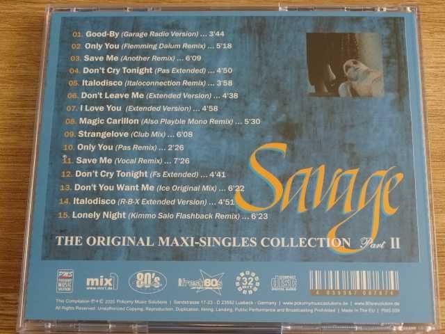 Savage - The Original Maxi-Singles Collection Part II (CD) jewel case
