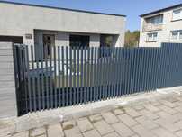 Nowoczesne ogrodzenia aluminiowe,grzebieniowe