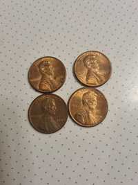 Monety  1 cent USA  4 szt