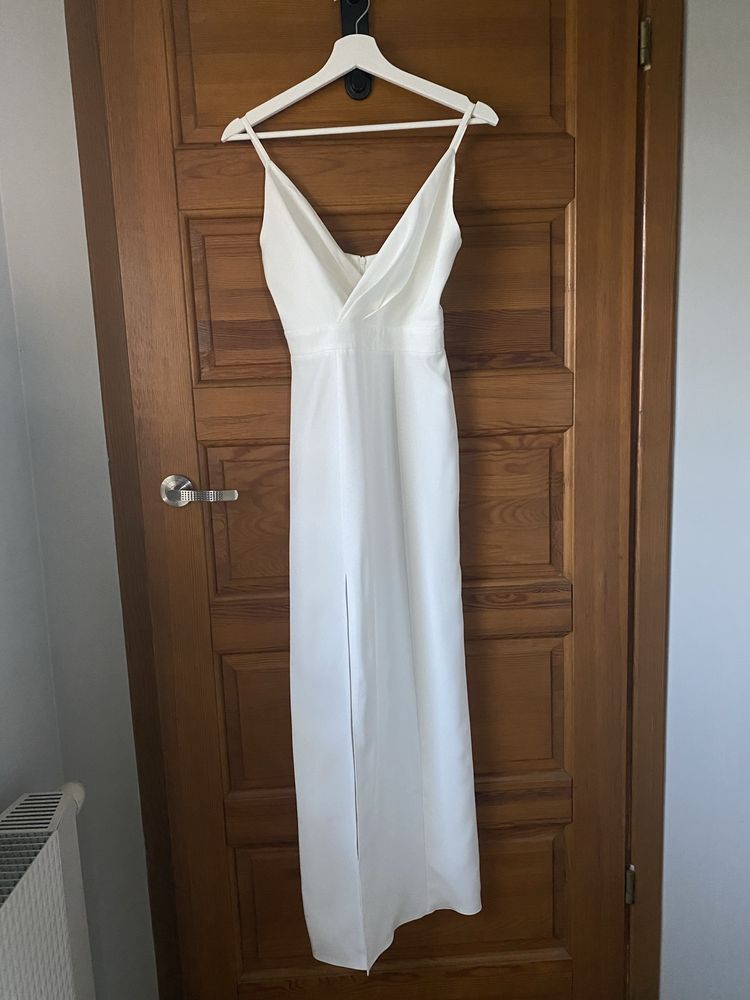 Sukienka ślubna minimalistyczna S elegancka