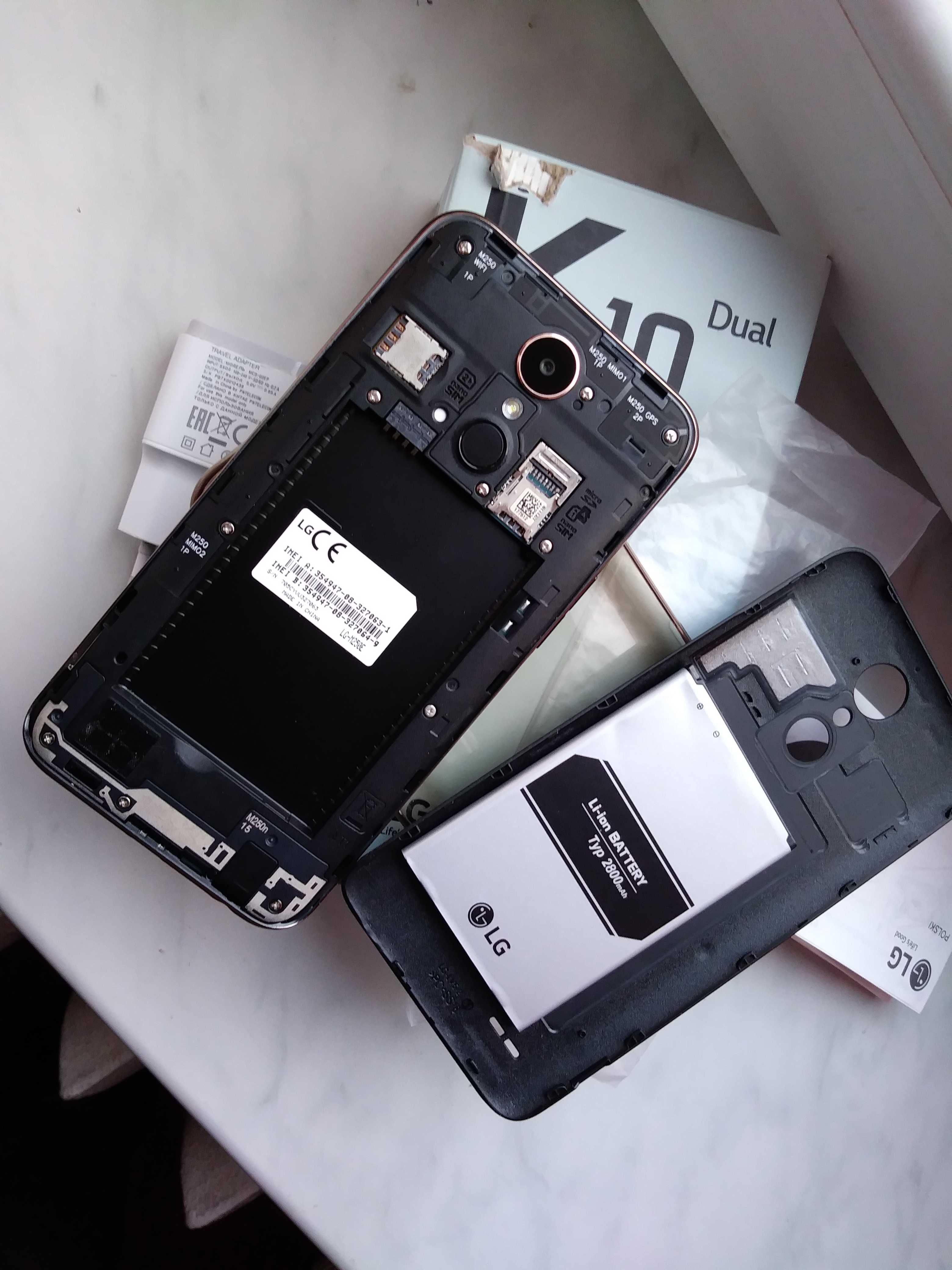 LG K10 (m250)dualSIM,bez ryzyka blokad,wymienna bateria,zadbany,.