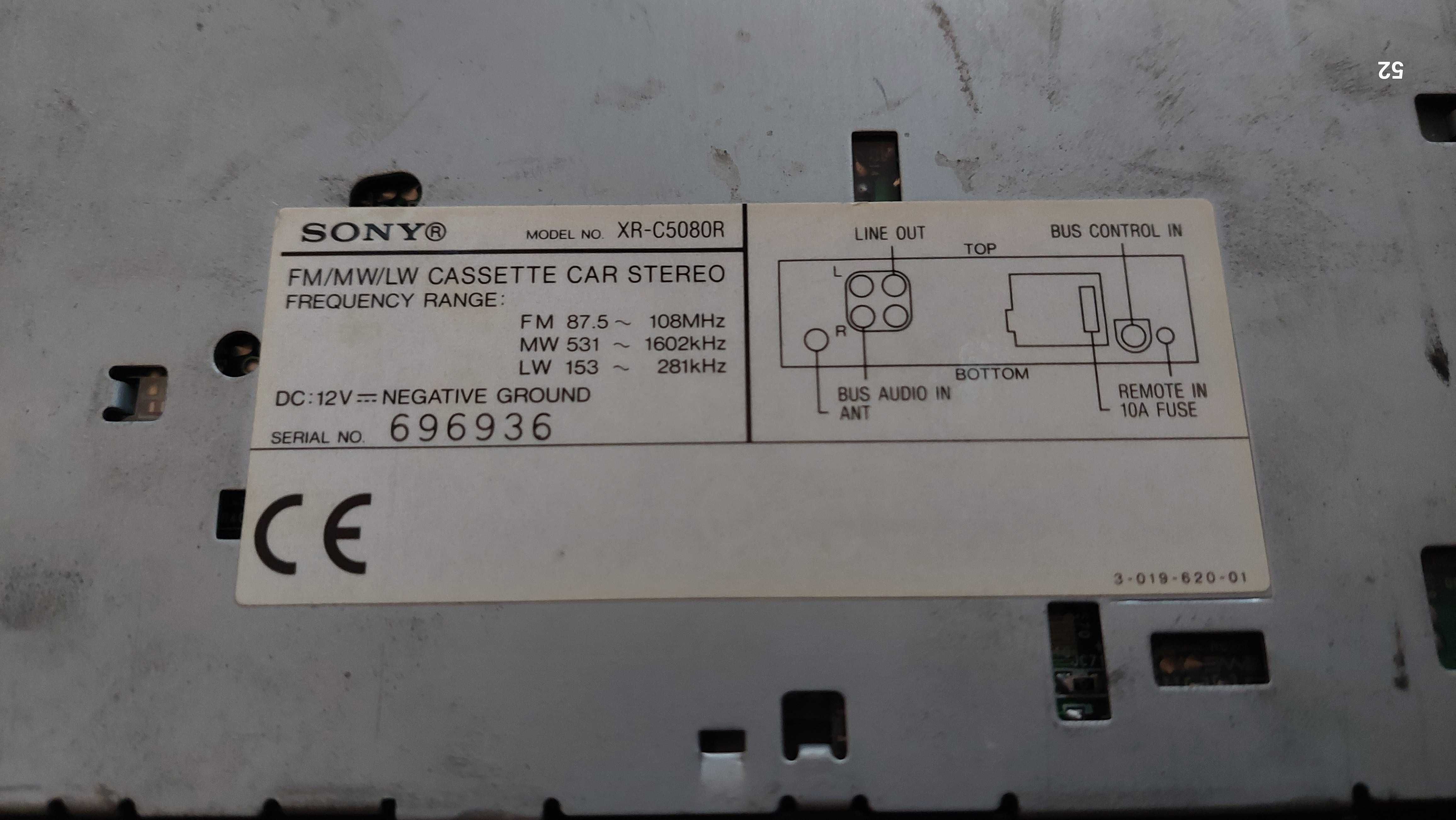 Radiomagnetofon Sony xr-c5080r