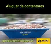 SANTARÉM ALPIARÇA e ALMEIRIM contentores p/ transporte de entulho obra