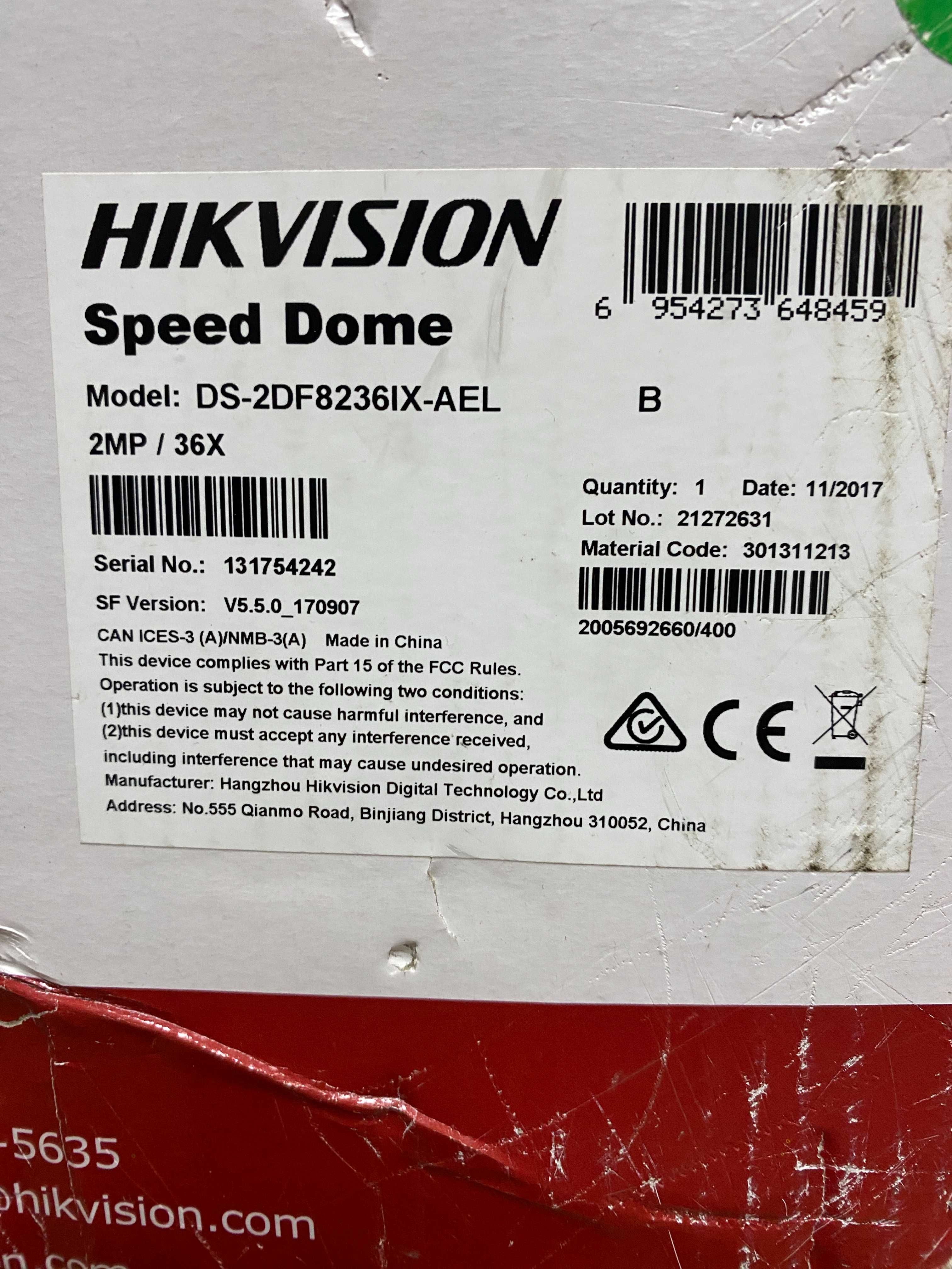 IP PTZ-камера Hikvision DS-2DF8236IX-AEL 2МП | Нова | Повний комплект