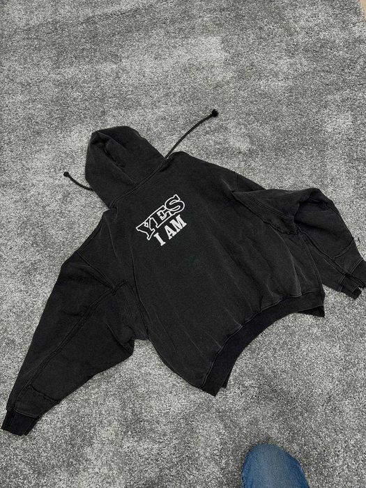 Зіп-худі Vetements Fan Yes i Am deconstructed/Худі Ветмо