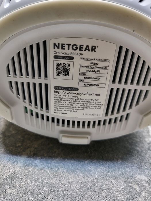 MESH  NETGEAR Orbi Розумна колонка підсилення WiFi Harman Kardon RBS40