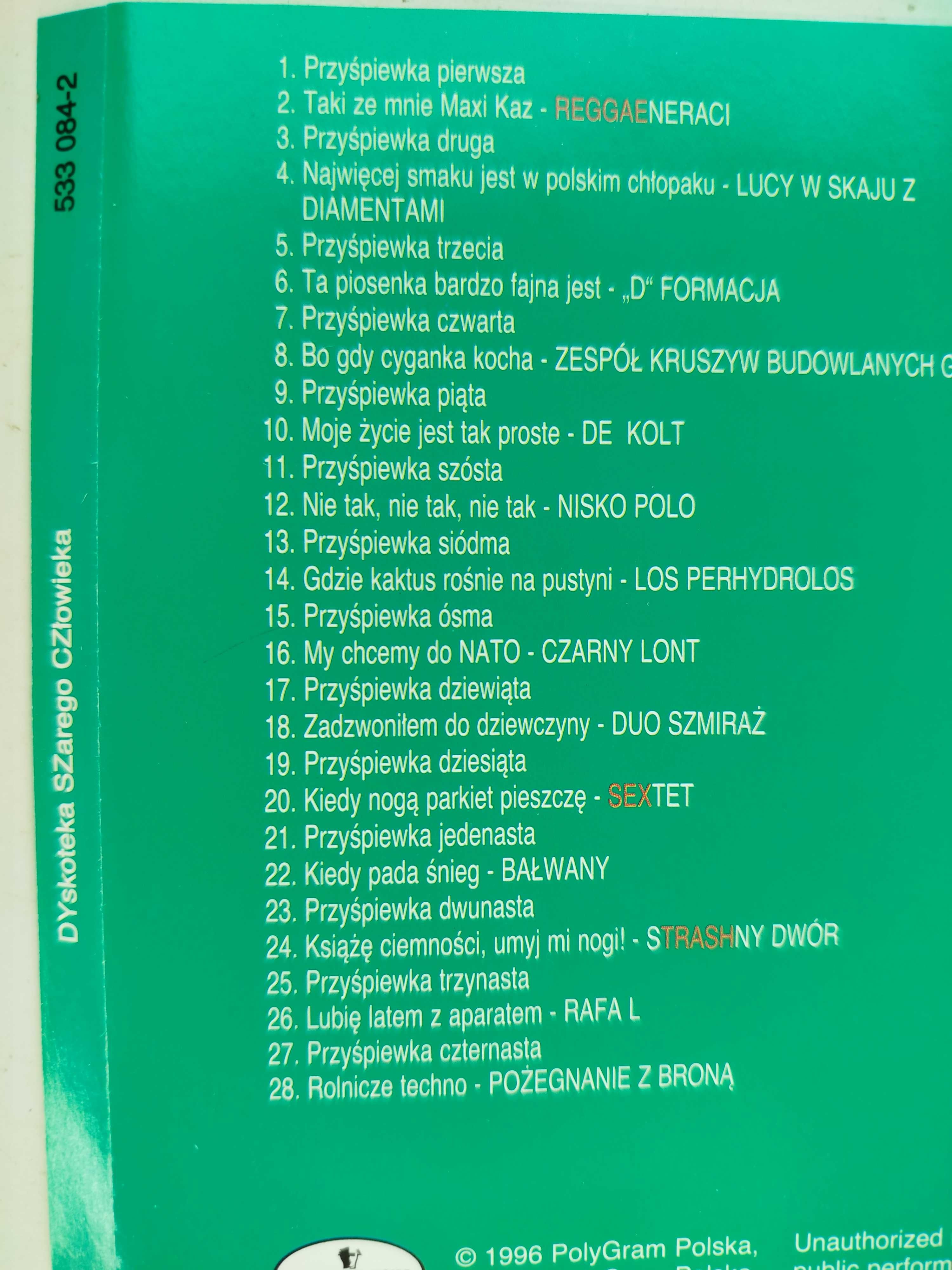 T Raperzy Dyskoteka Szarego Człowieka CD unikat europop parodia