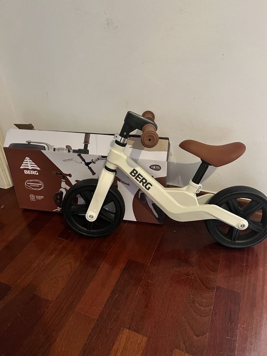 Bicicleta Berg de Aprendizagem Roda 10'' Bege