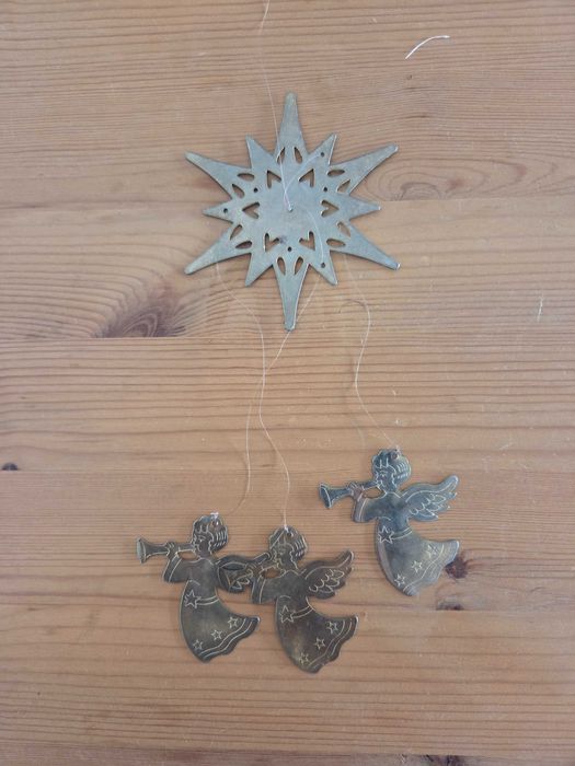 Pack of 2 angels chime ornament