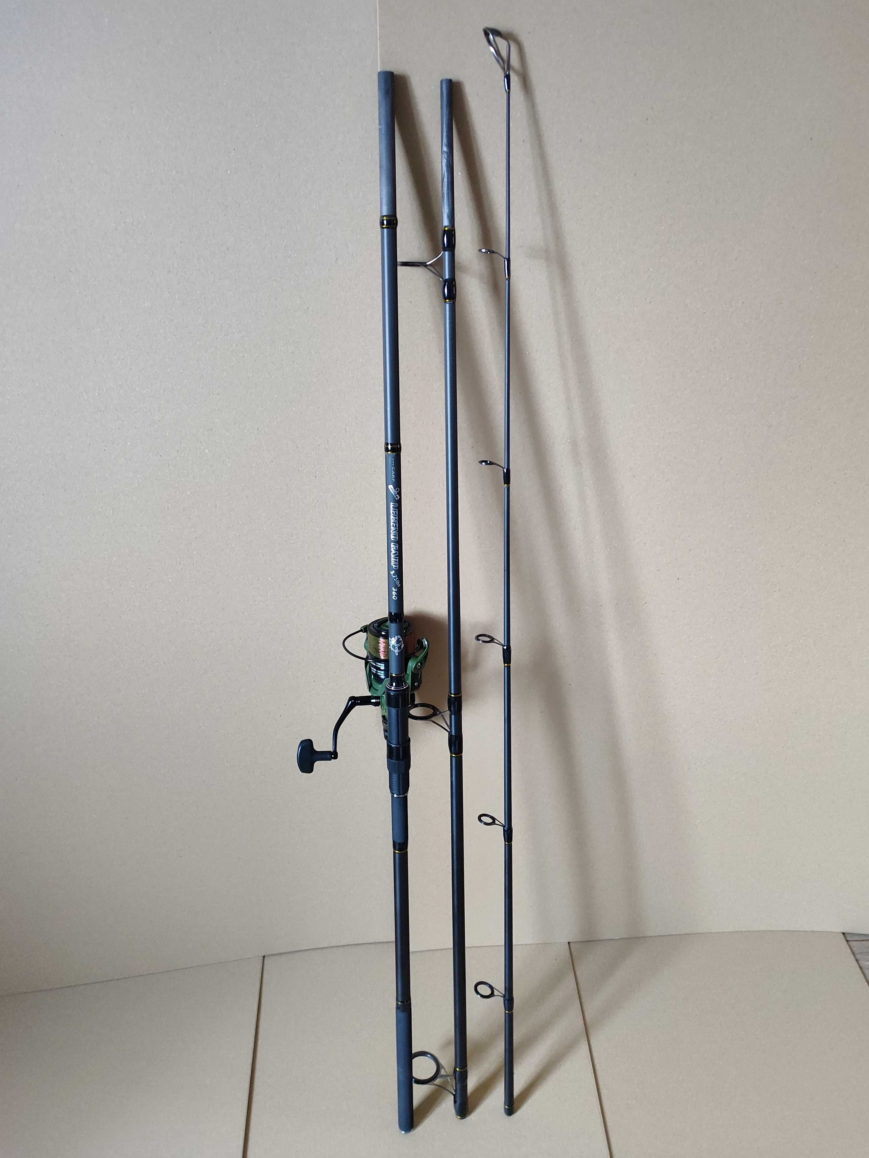 Wędka PRO FL Legend Carp 3,6m 3,75lbs z kołowrotkiem MF Dominator6000