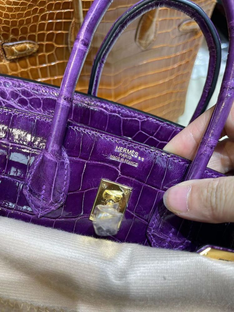 Hermes Birkin 25 Nili croco в наличии