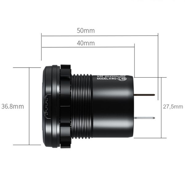 Ładowarka MOTOCYKLOWA samochodowa USB QC3.0 USB-C PD Woltomierz szybki