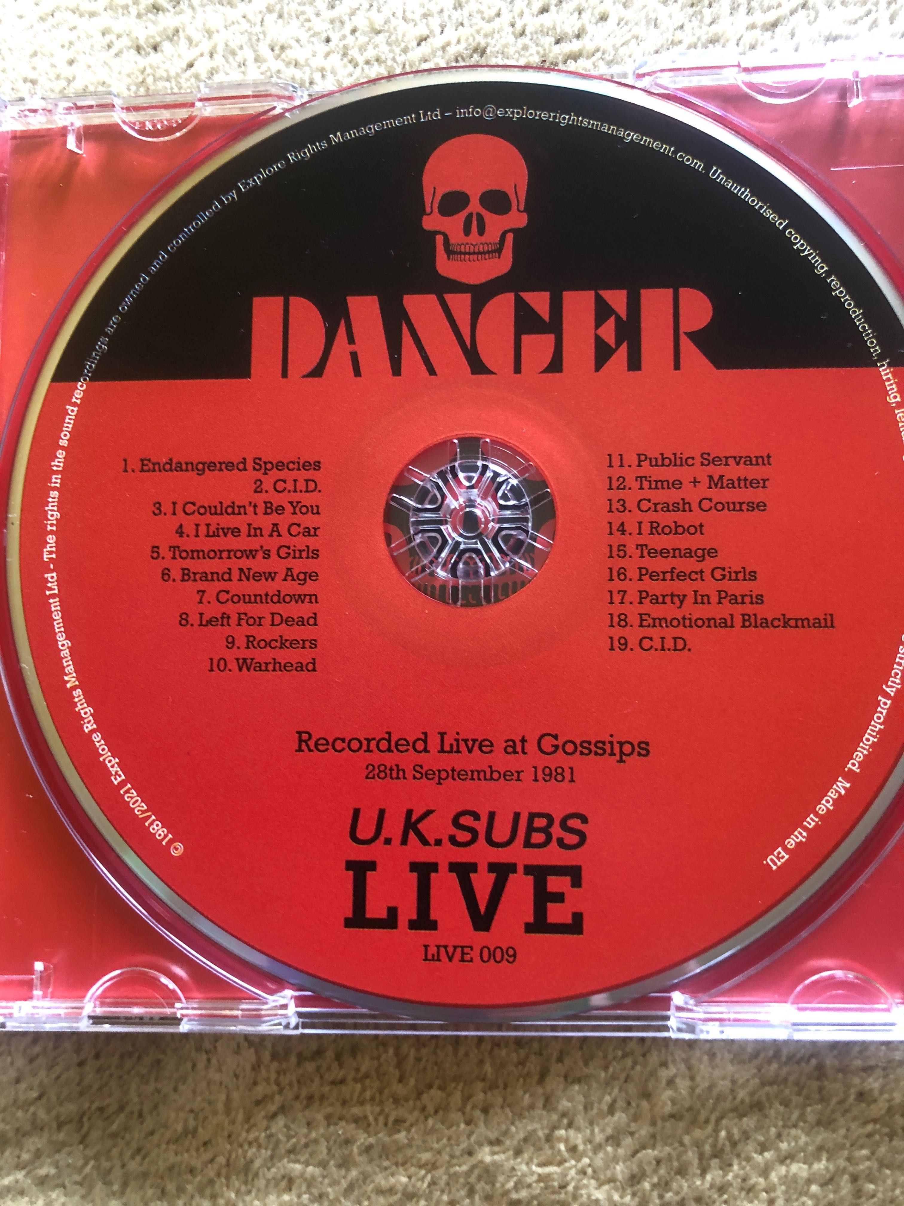 U.K. Subs
Danger: The Chaos Tapes Folia nowa