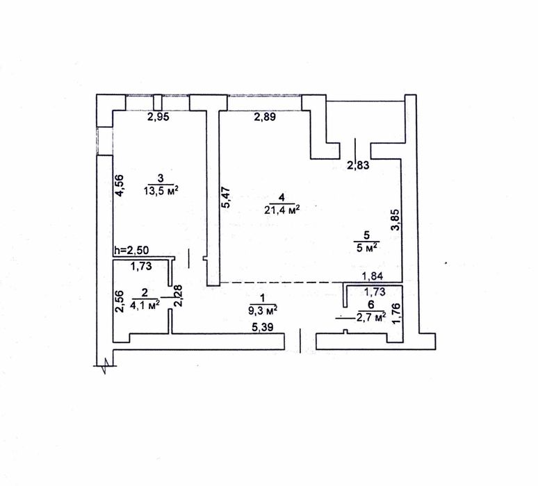 Продаж 2к квартири на вул. Козацька з видом на Дніпро  (Митниця)
