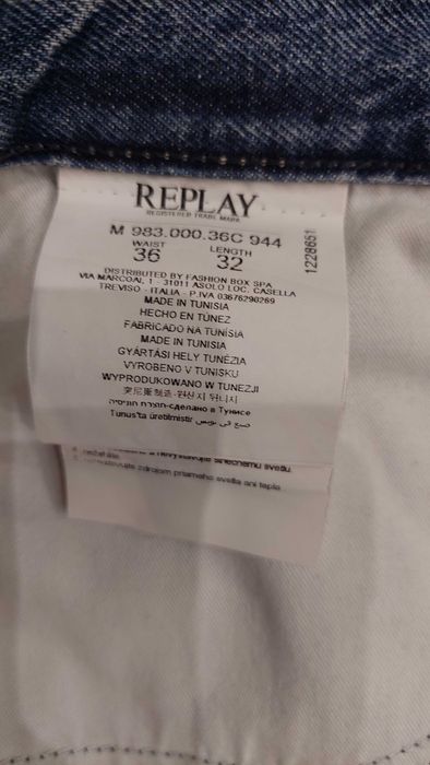 Джинсы Replay, оригинал